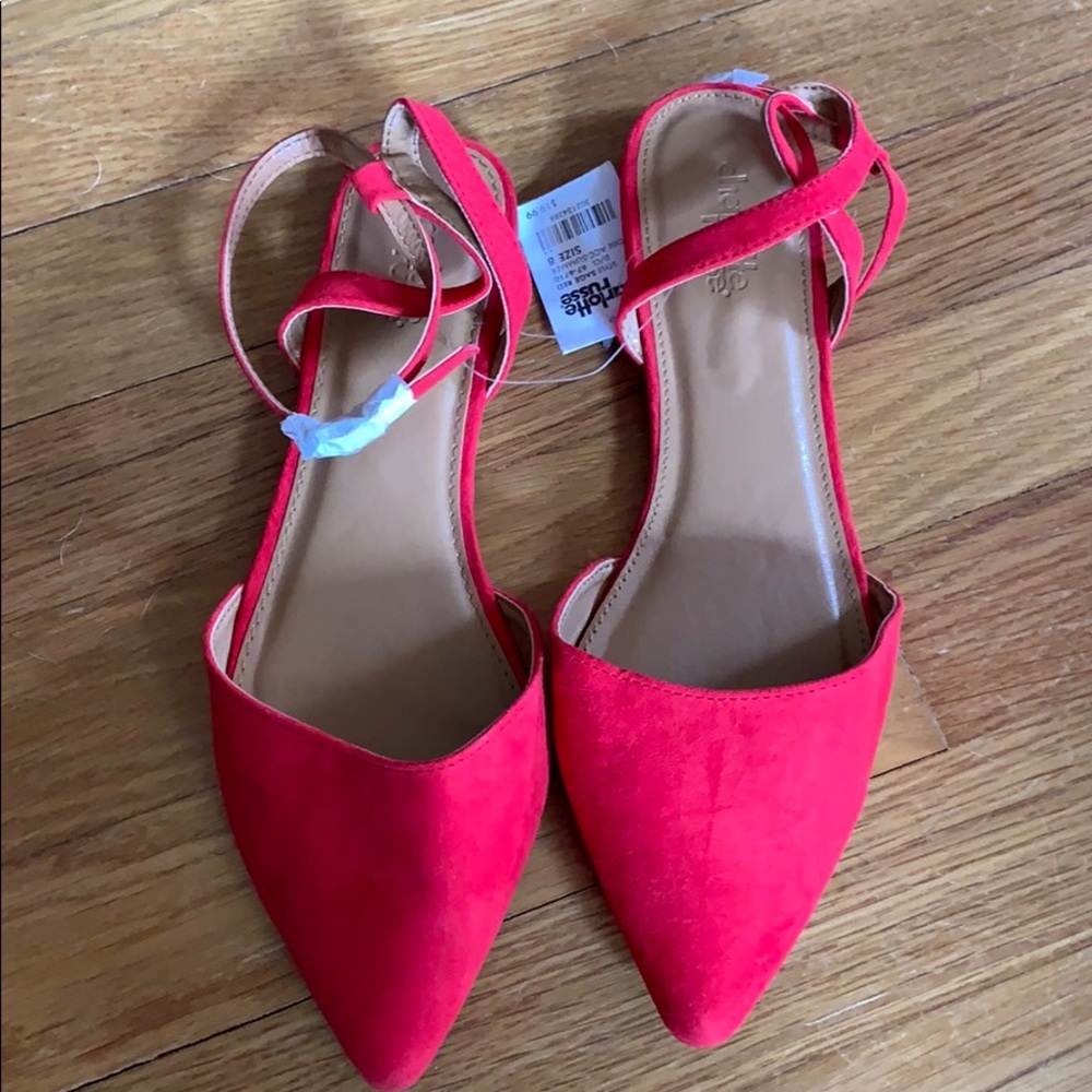 Sage Red shoes